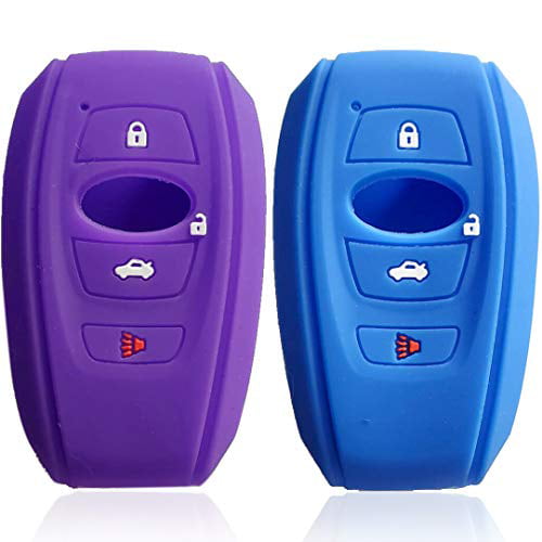 3 Buttons Silicone Car Key Fob Cover Case Protector For Subaru Forester Fork X